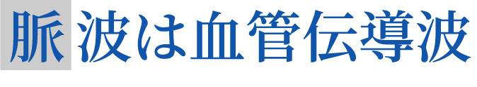 脈波は血管伝導波
