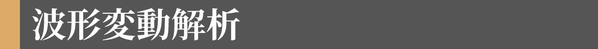 波形変動解析